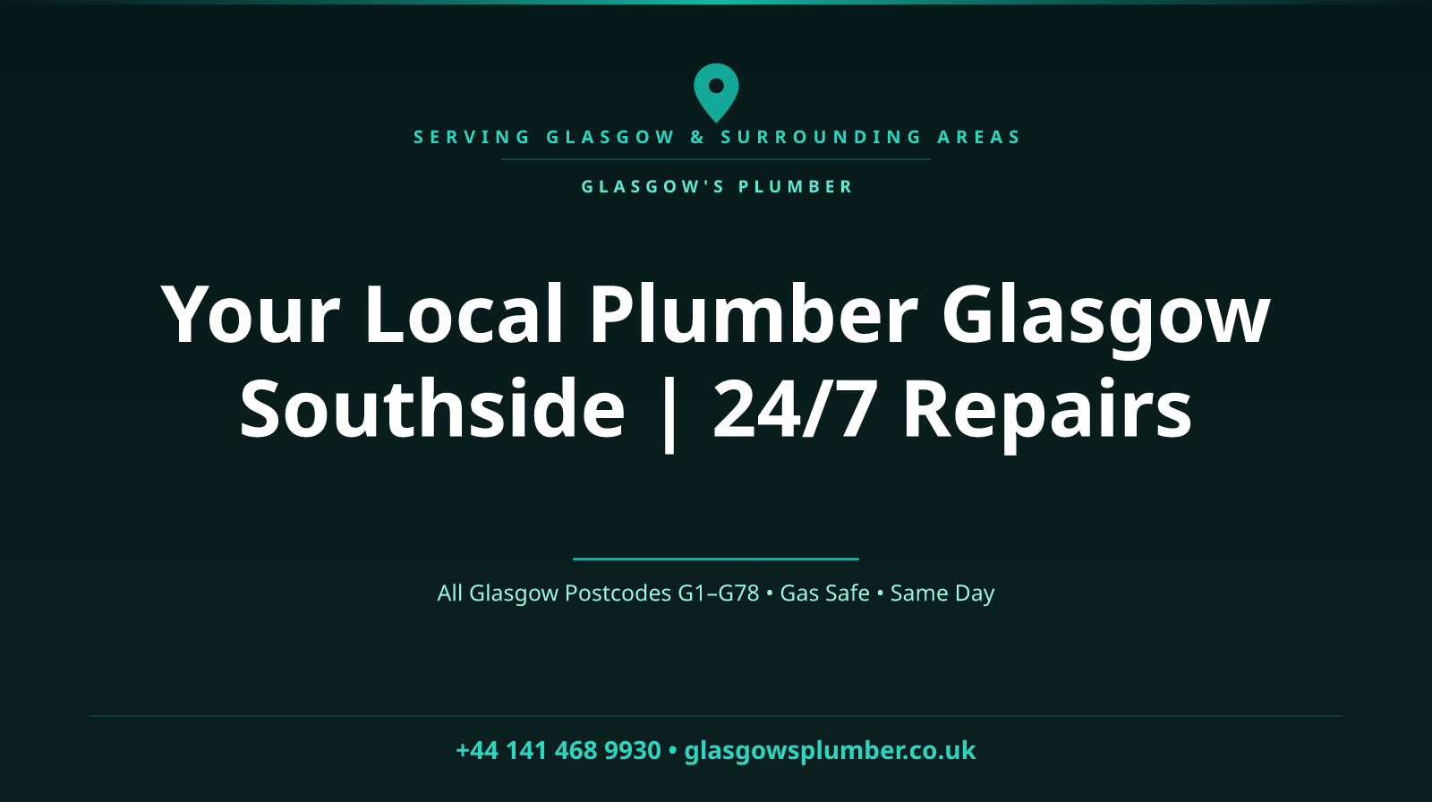 Your Local Plumber Glasgow Southside | 24/7 Repairs